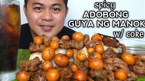 bahay guya ng manok|SPICY ADOBONG GUYA NG MANOK WITH COKE .